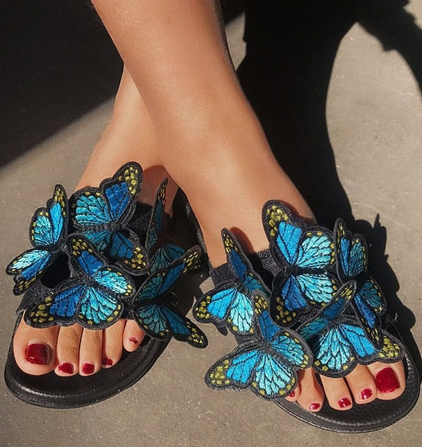 Élan Allure Butterflies Slippers
