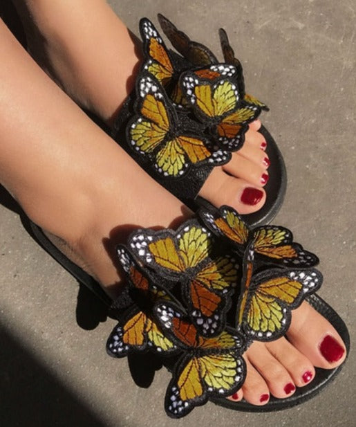 Élan Allure Butterflies Slippers