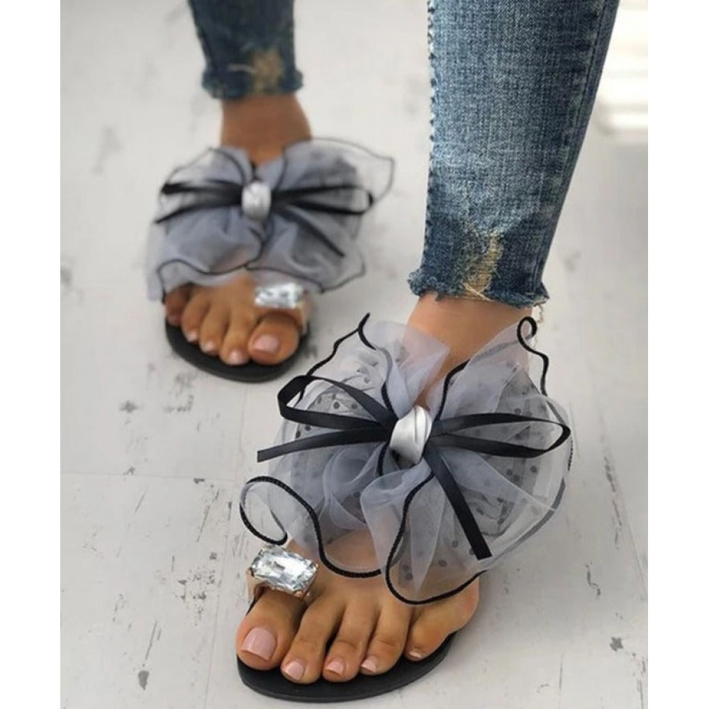 Agile Bowtie Slippers