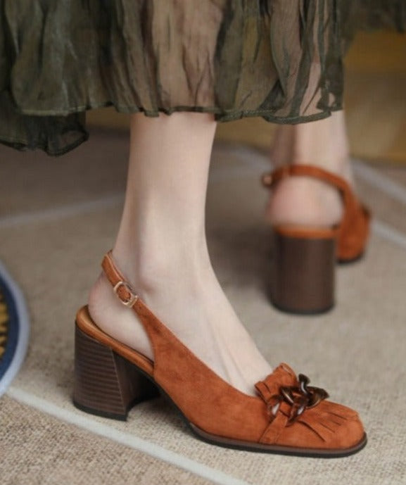 Perle Suede Heels