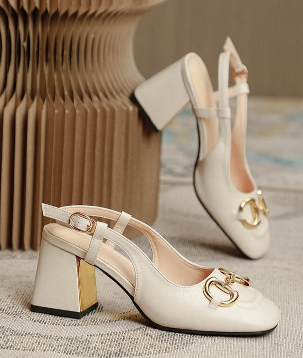 Lune Vintage Thick Heels