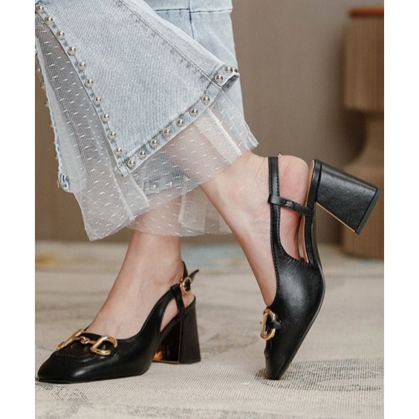 Lune Vintage Thick Heels