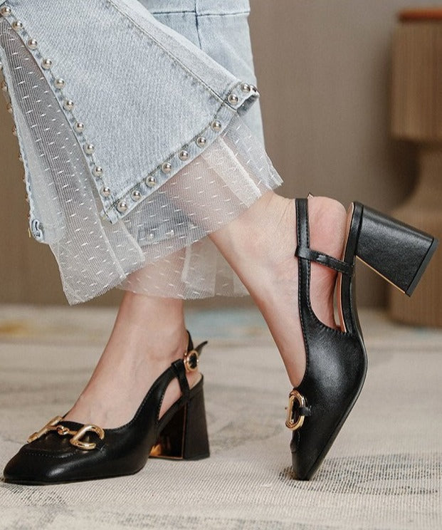 Lune Vintage Thick Heels