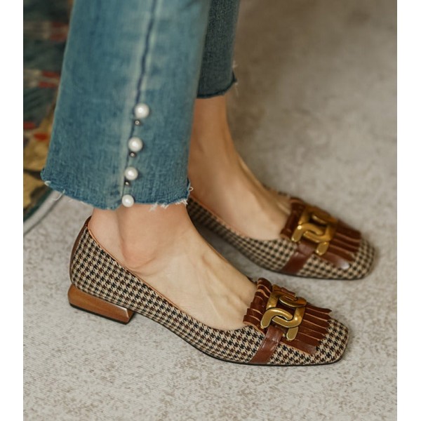 Ouvert Cut Loafers
