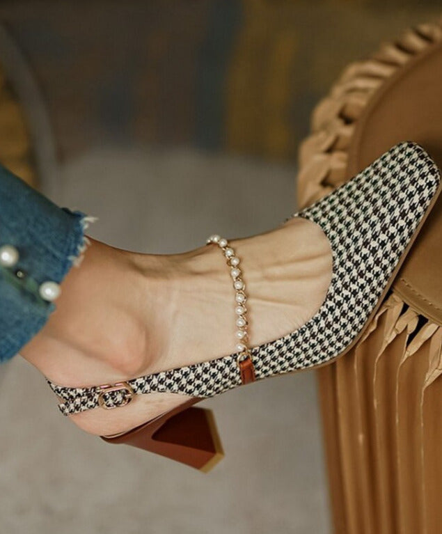 Éclat Pearl Vintage Heels