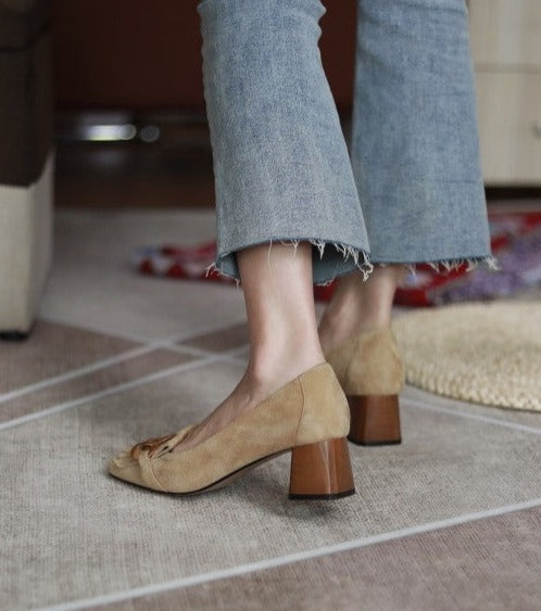 Aria Suede Pumps