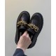 Spark Metal Chain Loafers