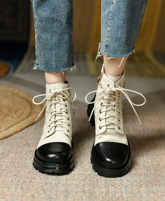 Belle Elegant Leather Boots