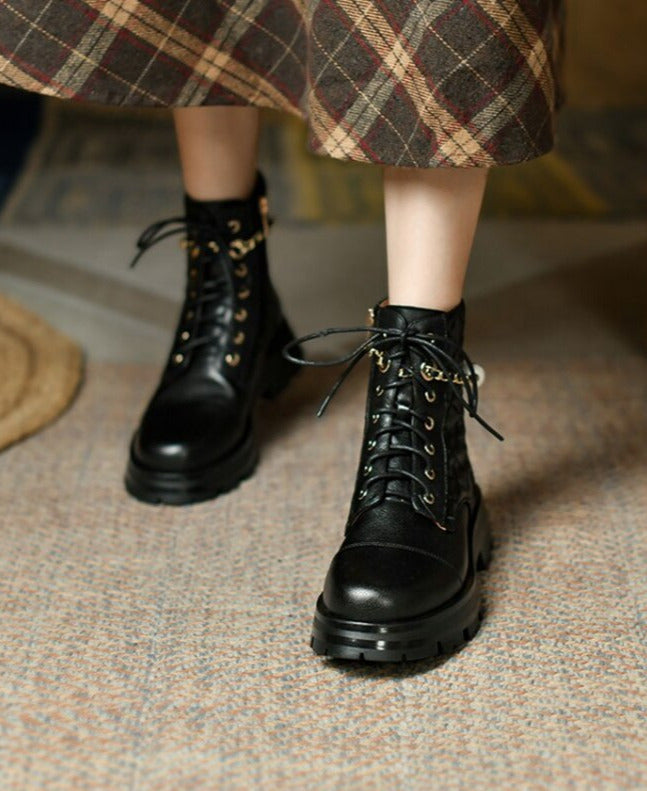 Belle Elegant Leather Boots