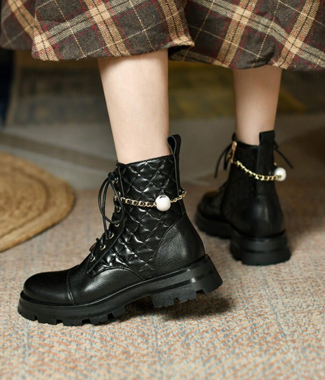 Belle Elegant Leather Boots