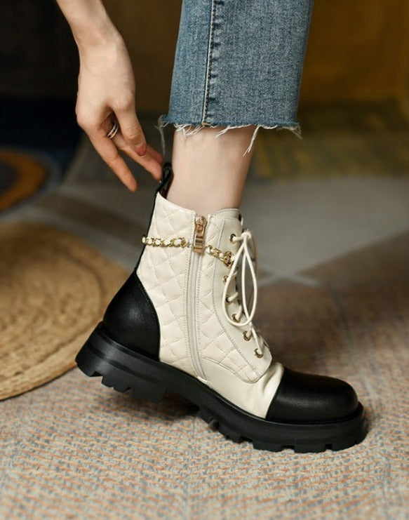 Belle Elegant Leather Boots